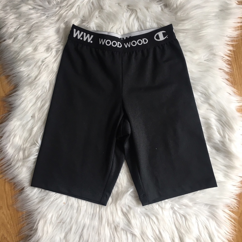 Women's Black Champion X Wood Wood Slim-Fit Short - Picture 2 of 4